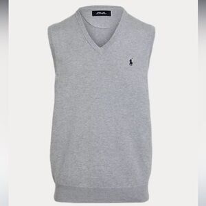 Polo Pima Cotton Sweater Vest NWT